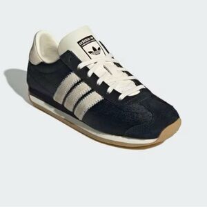 Adidas Country OG Black and Cream Retro Sneakers